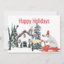 Recherche de cottage christmas vœux cartes Hiver