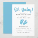 Recherche de pieds de bébé bleu invitations Pour elle