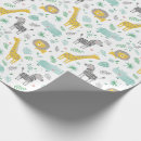 Recherche de jungle papier cadeau Girafe