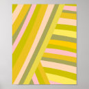 Recherche de rayures jaunes posters Moderne