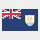 Recherche de anguilla autocollants Drapeau d'anguilla