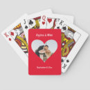 Recherche de forme coeur jeux de cartes Couple