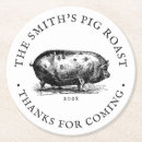 Recherche de porc drôle dessous de verres Barbecue