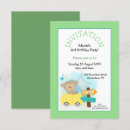 Recherche de singe invitations Vert