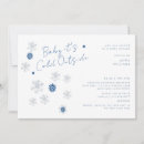 Recherche de flocons de neige bleus invitations Garçon