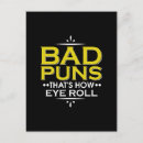 Recherche de jeux mots cartes postales Punny