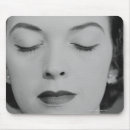 Recherche de cheveux rouges tapis souris Noir et blanc