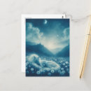 Recherche de fée bleue cartes postales Ai généré