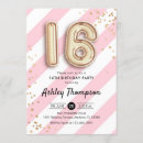 Recherche de rayures roses invitations Pour elle