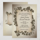 Recherche de brun 14x19 invitations Rustique