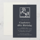 Recherche de gris foncé invitations Vintage