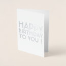 Recherche de police anniversaire cartes Minimaliste