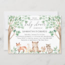 Recherche de animal baby shower invitations Animaux des bois