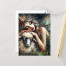 Recherche de moutons cartes postales Ai généré