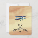 Recherche de vol invitations Avion bleu