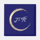 Recherche de or magnets Monogramme