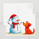 Recherche de dessin de noël cartes postales Aquarelle