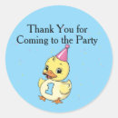 Recherche de anniversaire de canard autocollants Un canard chanceux