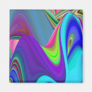 Recherche de floral coloré magnets Élégant