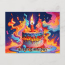 Recherche de bougies bleues cartes postales Blanc