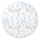Recherche de fleurs blanches boutons et poignées de porte Aquarelle