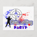 Recherche de paint ball invitations Pour tous