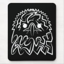 Recherche de aigle noir tapis souris Noir et blanc