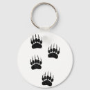 Recherche de pawprints porteclés Empreinte de patte
