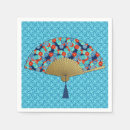Recherche de motifs japonais serviettes Bleu