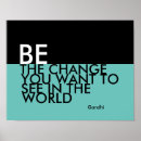 Recherche de citations sur le changement posters Gandhi