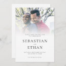 Recherche de gay save the date Minimaliste