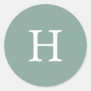Recherche de vert sauge autocollants Monogramme