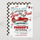 Recherche de race car 1ans anniversaire invitations Course automobile