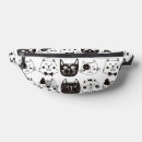 Recherche de chat noir et blanc sacs Motif