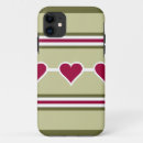 Recherche de coeur de rayure iphone coques Motif