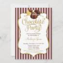 Recherche de de chocolat invitations Fête d'anniversaire