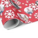 Recherche de flocon de neige papier cadeau Rouge