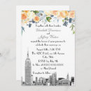 Recherche de skyline mariage invitations Aquarelle
