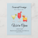 Recherche de boissons cartes postales Cocktail