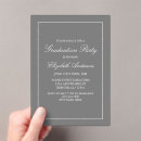 Recherche de minimalist graduation invitations Moderne
