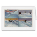 Recherche de ski cartoon cartes postales Montagnes