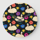 Recherche de cygne horloges Motif