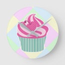 Recherche de cupcake rose horloges Cupcakes