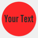 Recherche de texte rouge autocollants Personnalisation