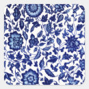 Recherche de motif chinois autocollants Bleu et blanc