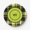 Recherche de tartan écossais assiettes en papier Clan