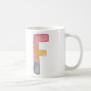 Recherche de f initial tasses Monogramme