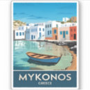 Recherche de voyage grèce autocollants Santorini