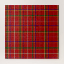 Recherche de tartan écossais puzzles Rouge