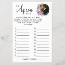Recherche de the prospectus Bridal shower game